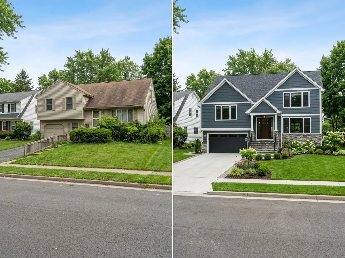 Completed roofing project